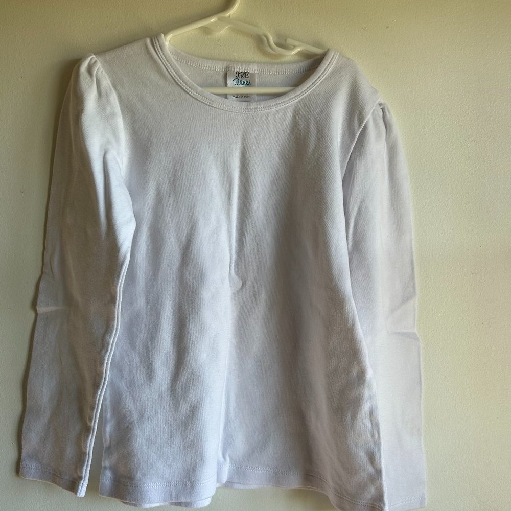 NWOT ARB Blanks size 10 white long sleeve shirt